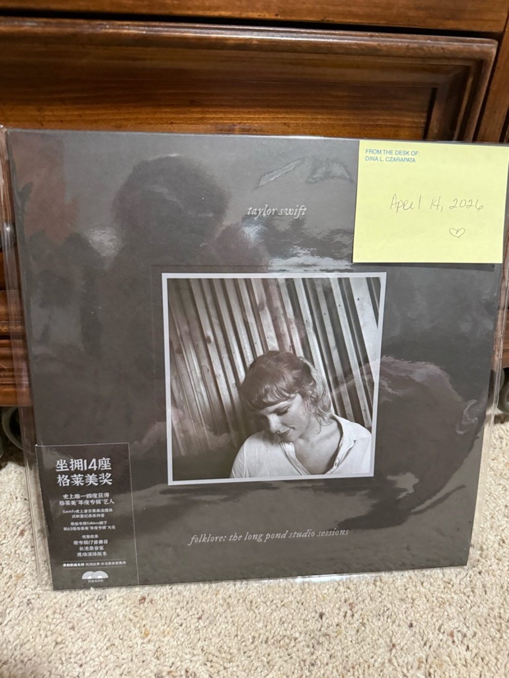 Taylor Swift Folklore Long Pond Studio Sessions Chinese version vinyl